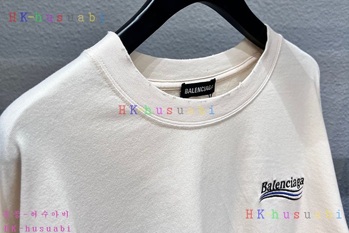 NEW 발렌시아가 긴팔티 신상 B 557246