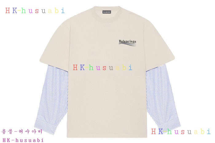 NEW 발렌시아가 긴팔티 신상 B 557246
