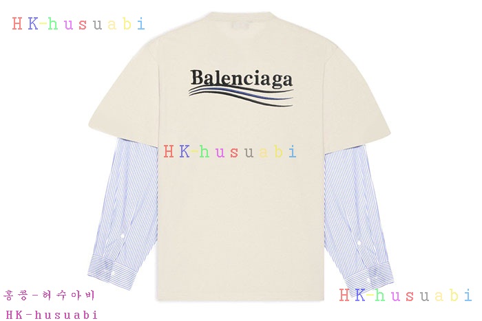 NEW 발렌시아가 긴팔티 신상 B 557246