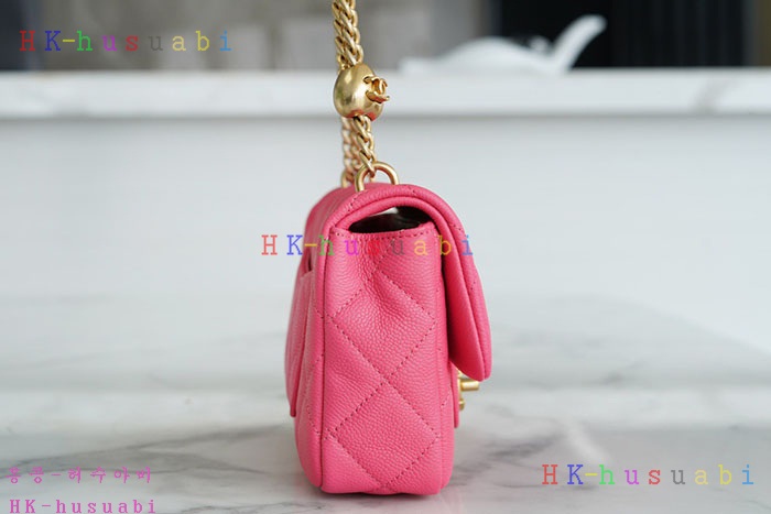 ★미러급★샤넬 카멜리아 골드볼 미니 플랩백 AS3828-4