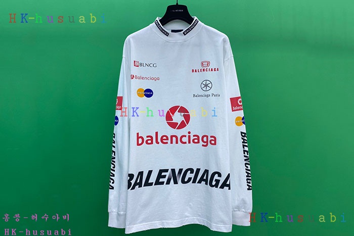 NEW 발렌시아가 긴팔티 신상 B 6829016