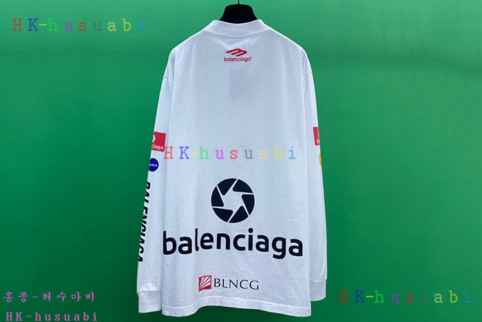 NEW 발렌시아가 긴팔티 신상 B 6829016