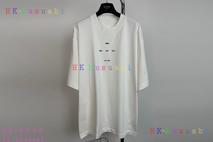 NEW 메종 메르지엘라 반팔티 신상 M 8857030