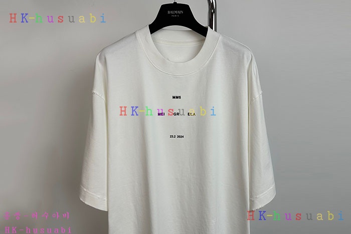 NEW 메종 메르지엘라 반팔티 신상 M 8857030