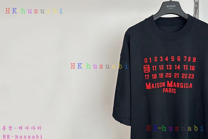 NEW 메종 메르지엘라 반팔티 신상 M 8857032