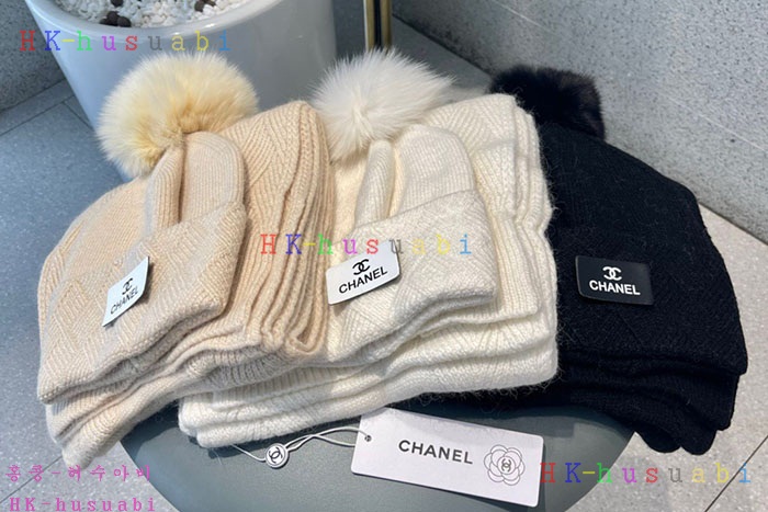 NEW 샤넬 모자 머플러셋트 신상 C 774738
