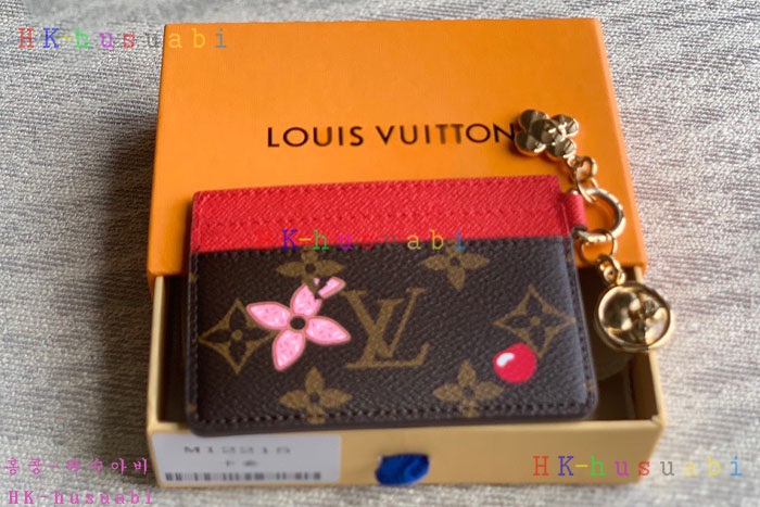 ★미러급★루이비통 홀리데이 LV 참 카드 홀더 M12215