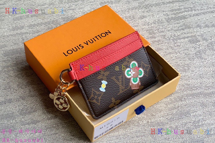 ★미러급★루이비통 홀리데이 LV 참 카드 홀더 M12215