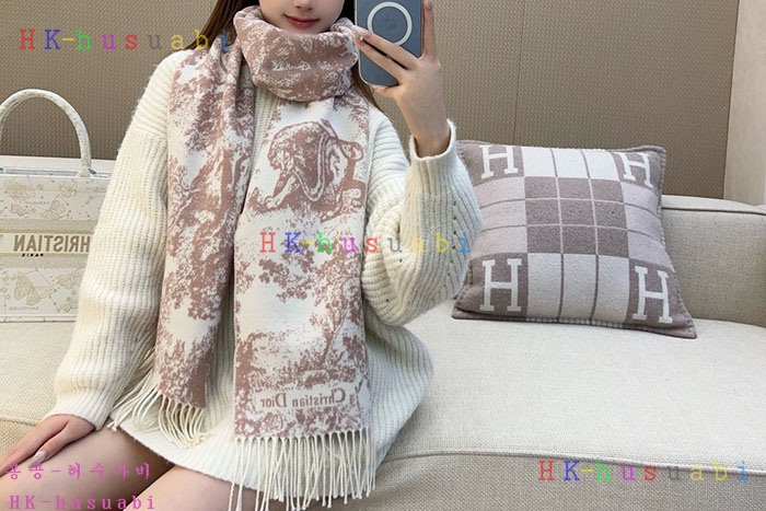 ★미러급★디올 캐시미어양모혼방 스카프 DR 55993