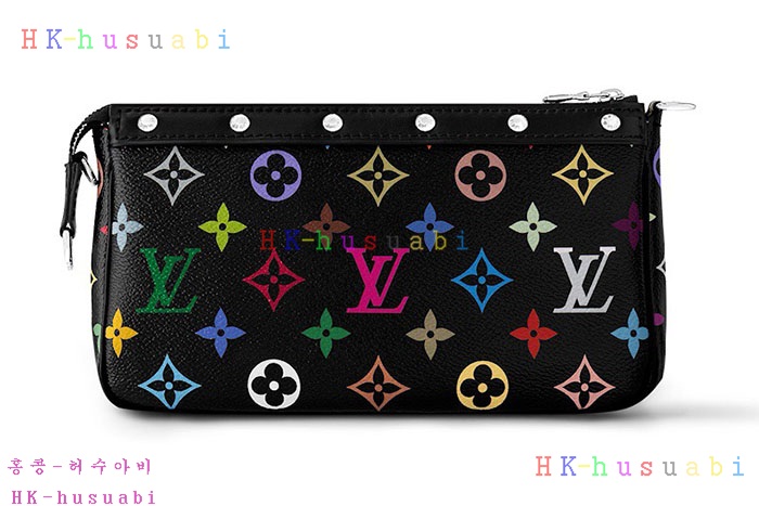 ★미러급★루이비통 LV x TM 포쉐트 악세수아 무라카미 컬렉션 Multicolore Noir M13663
