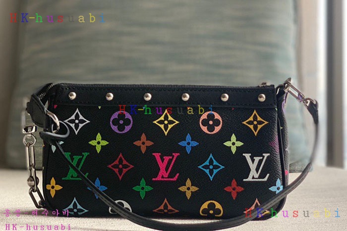 ★미러급★루이비통 LV x TM 포쉐트 악세수아 무라카미 컬렉션 Multicolore Noir M13663