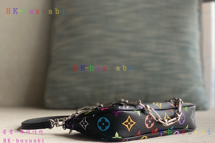 ★미러급★루이비통 LV x TM 포쉐트 악세수아 무라카미 컬렉션 Multicolore Noir M13663
