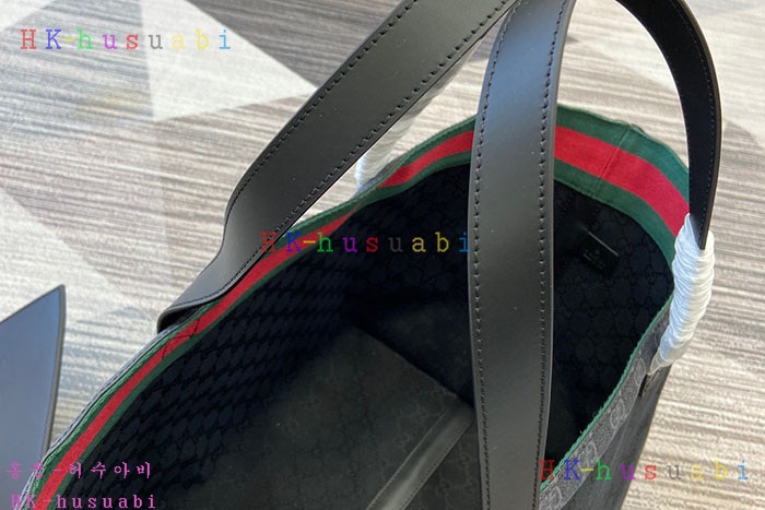 ★미러급★구찌 에보니 미디엄 GG 캔버스 토티시마 토트 백 788203-3